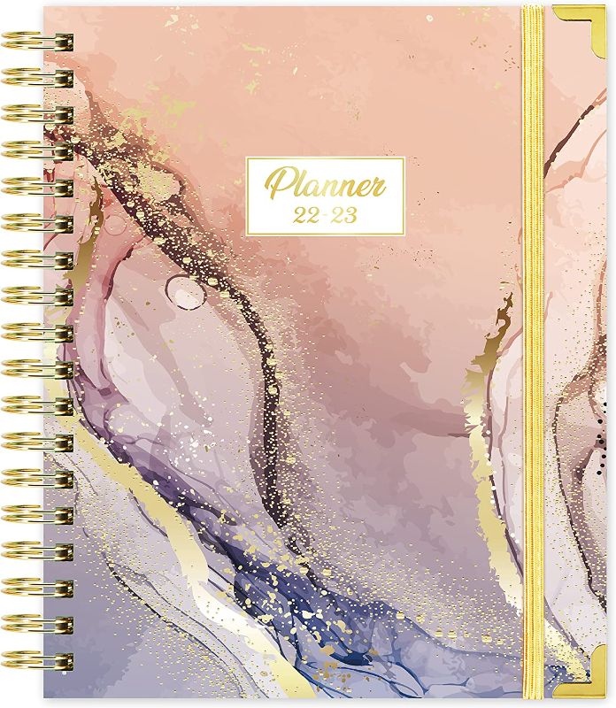 Photo 1 of 2022-2023 Planner - 2022-2023 Academic Weekly Monthly Planner with Tabs, July 2022 - June 2023, 8" x 10", Hardcover Planner with Holidays + Thick Paper + Twin-Wire Binding + Box
