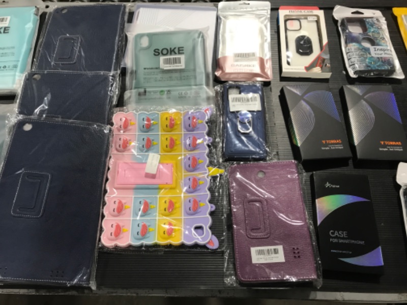 Photo 1 of MISC LOT TABLET CASES/ PHONE CASES 