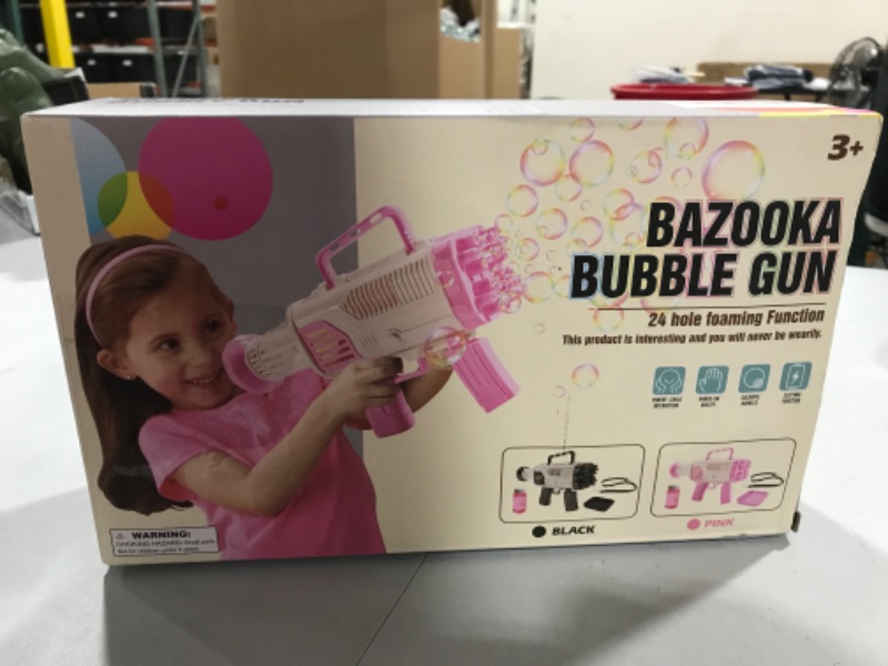 Photo 1 of Bazooka bubble gun pink