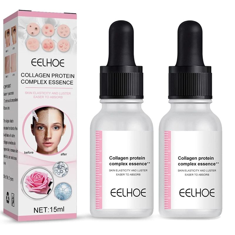 Photo 1 of 2022 New Blemishskin Corrector Serum, Sheep Placenta Collagen Serum, Blemish Skin Corrector Serum Eelhoe Collagen Protein Complex Essence Skin Elasticity and Luster, 15ml (2pcs)
