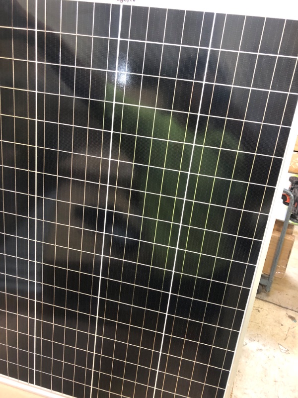 Photo 2 of BougeRV 120 Watts Monocrystalline Solar Panel with Mounting Z Brackets, 12 Volts Mono Solar Cell Charger High Efficiency Module for RV Trailer Boat Off Grid
