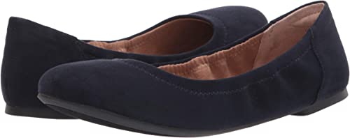 Photo 1 of Amazon Essentials Women's Belice Ballet Flat NAVY Blue Size 7.5 
