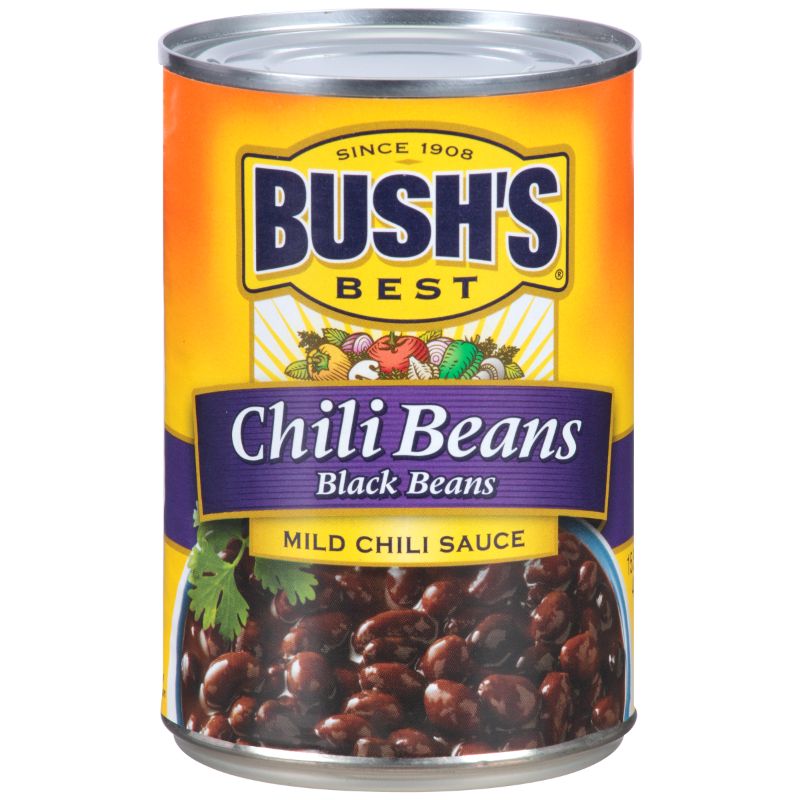 Photo 1 of (12 Pack) Bush's Best Black Beans in a Mild Chili Sauce, 15.5 Oz BEST BY JAN 2023
