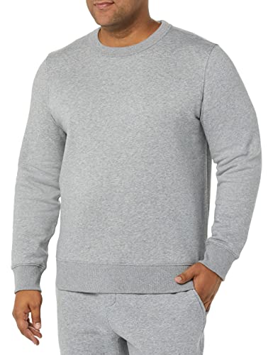 Photo 1 of Amazon Aware Men's Crewneck Fleece Sweatshirt, Grey Heather, XX-Large
