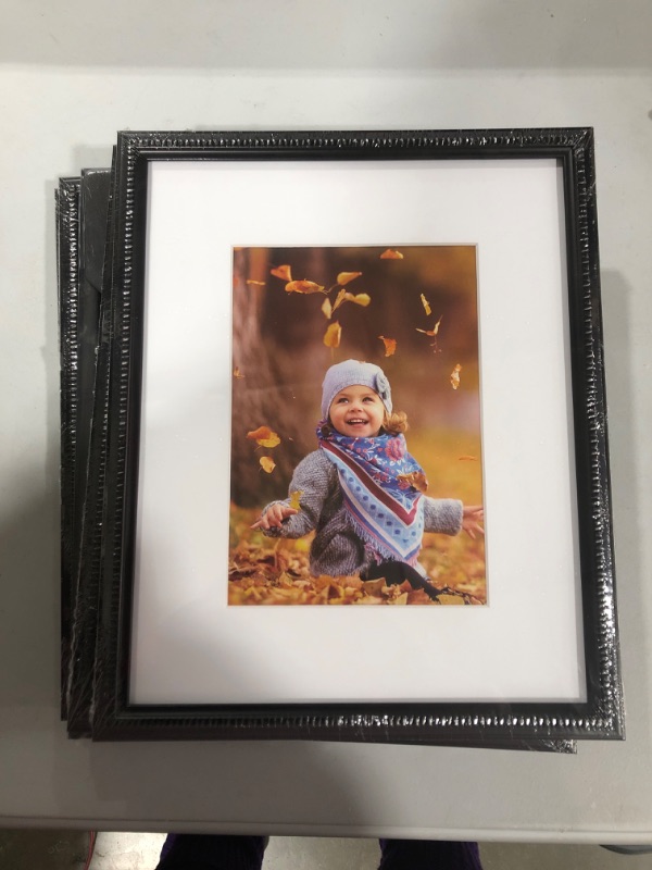 Photo 1 of 5pcs Black Photo Frames 4" x 6inch