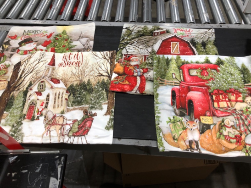 Photo 1 of 4 Christmas Pillow Covers 17.5" x 17.5"