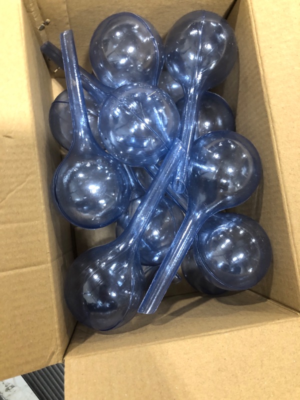 Photo 2 of 16 PCS Plant Watering Globes,Small Plastic Automatic Self Water Bulbs,Garden Water Device for Plants,Indoor Outdoor Decoration 16 PCS Grey blue