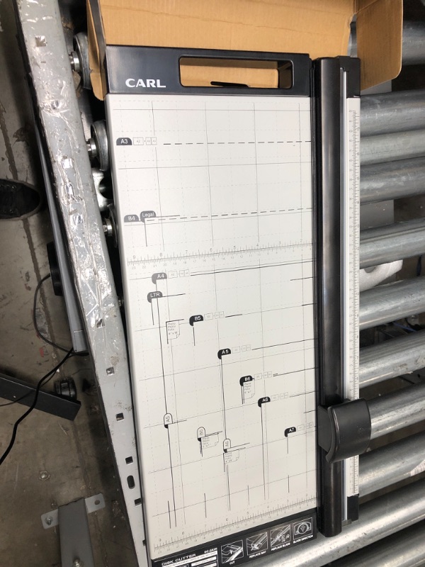 Photo 2 of Carl 18 inch DC-2A3N Premium Rotary Paper Trimmer, Metal Base, 15 Sheet Cutting Capacity.