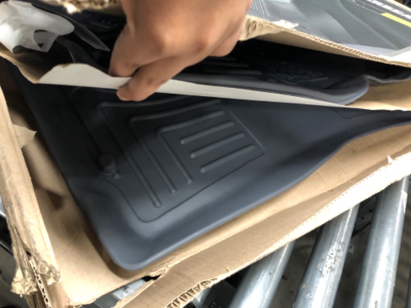 Photo 1 of Husky Liners Weatherbeater Series | Front Floor Liners - Grey | 13942 | Fits 2005-2015 Toyota Tacoma Access/Double, 2005-2014 Toyota Tacoma Standard Cab 2 Pcs