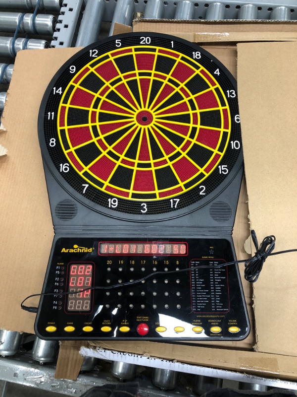 Photo 2 of Arachnid Cricket Pro 300 Soft-Tip Electronic Dartboard Game Features 36 Games with 175 Options
