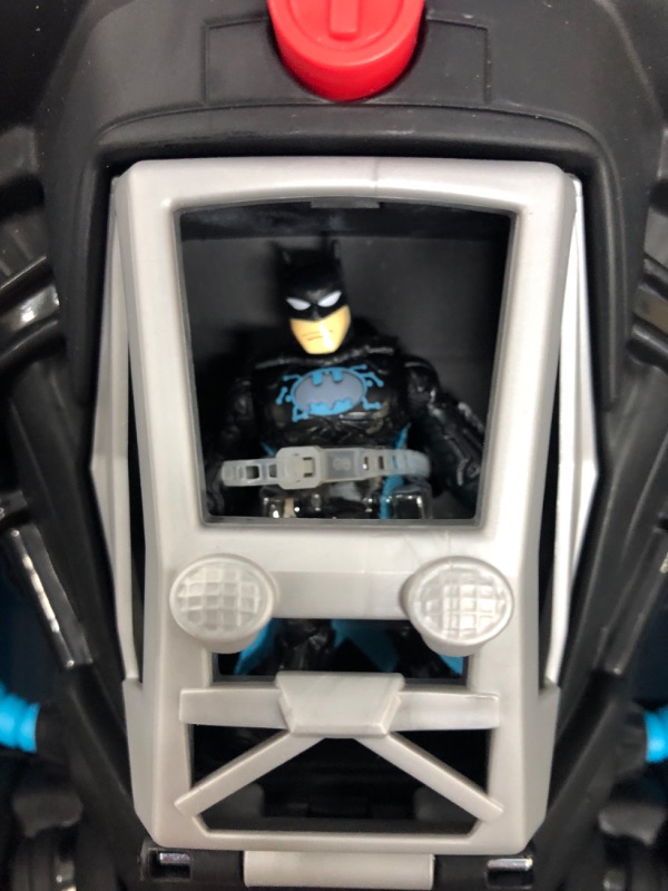 Photo 3 of Fisher-Price Imaginext DC Super Friends Batman Toy, 2 Feet Tall Robot Playset with Lights Sounds plus Batman Figure and 10 Pieces, Bat-Tech Batbot