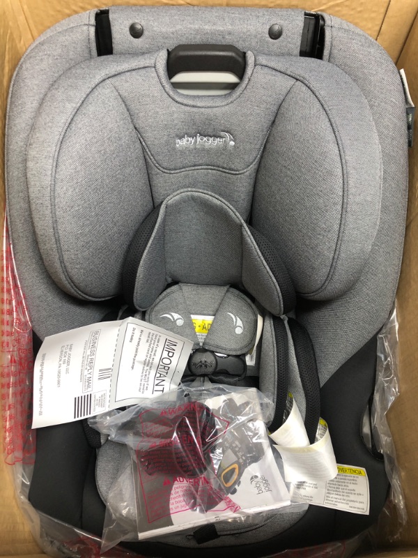 Photo 2 of Baby Jogger City Turn Rotating Convertible Car Seat | Unique Turning Car Seat Rotates for Easy in and Out, Onyx Black