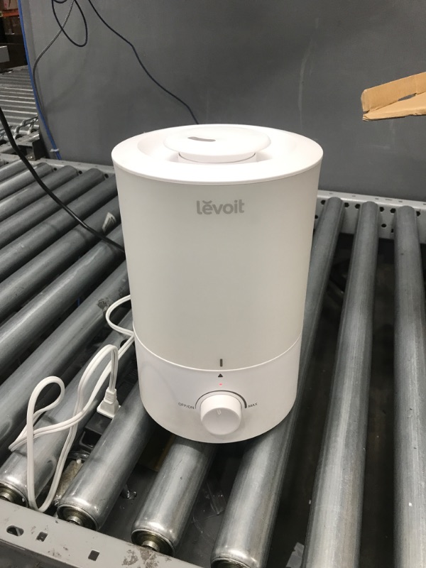 Photo 2 of LEVOIT Humidifiers for Bedroom Large Room, 3L Cool Mist Top Fill Oil Diffuser for Baby Nursery and Plants, 360° Nozzle, Quiet Rapid Ultrasonic Humidification for Home Whole House, White
