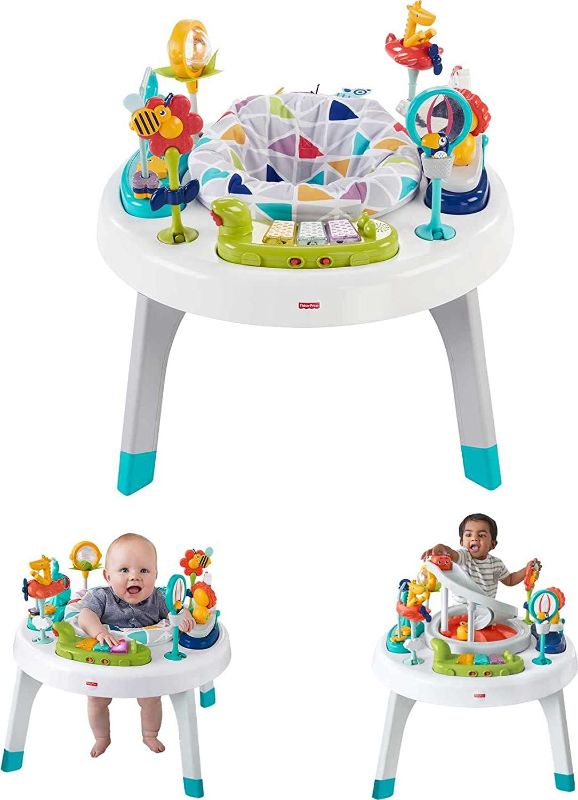 Photo 1 of Fisher Price 2-in-1 Sit to Stand Activity Center, White