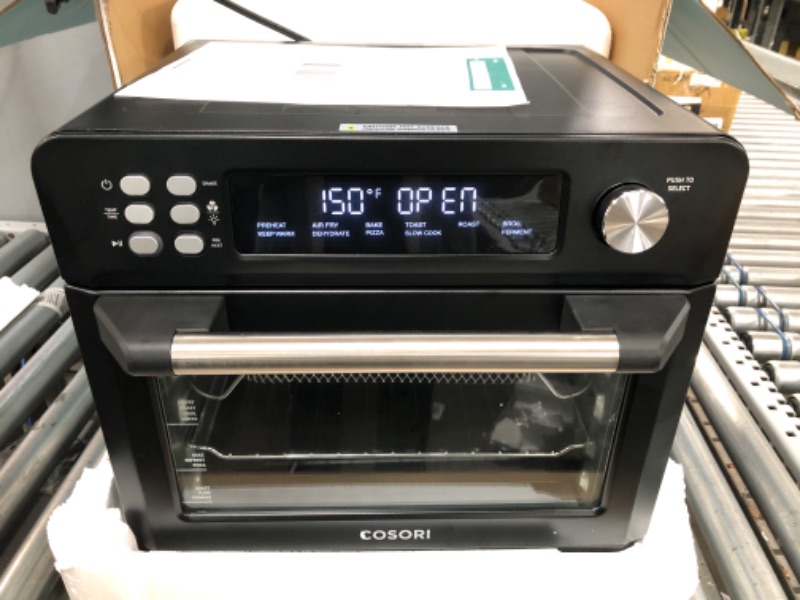 Photo 2 of **Parts Only**USED: Cosori Air Fryer Toaster Oven XL 26.4QT, 12-in-1, Roast, Bake, Broil, Dehydrator, Recipes & Accessories Included, Large Convection Countertop Oven