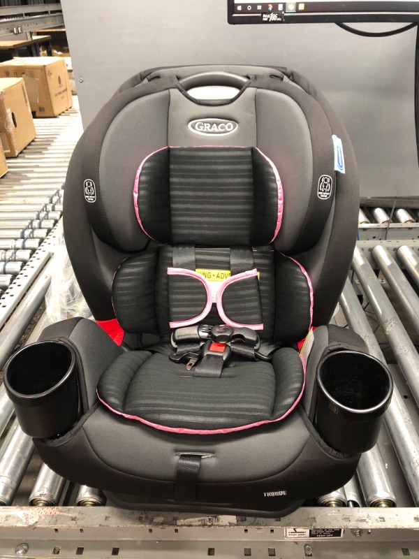 Photo 2 of Graco TriRide 3 in 1 Car Seat | 3 Modes of Use from Rear Facing to Highback Booster Car Seat, Clybourne
