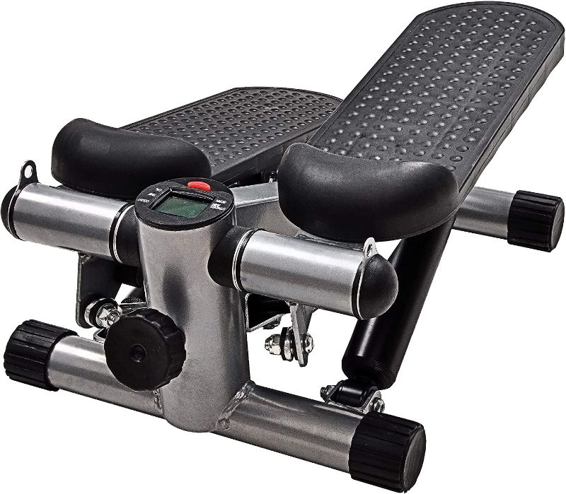 Photo 1 of BalanceFrom Adjustable Stepper Stepping Machine with Resistance Bands, Gray
