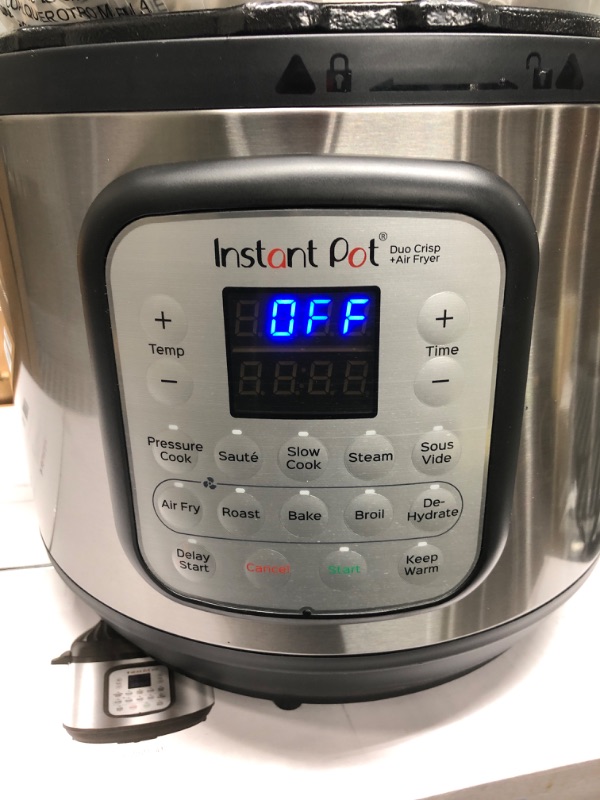 Photo 3 of Instant Pot 8 qt 11-in-1 Air Fryer Duo Crisp + Electric Pressure Cooker