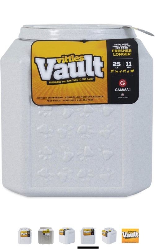 Photo 1 of Gamma2 Vittles Vault Outback Airtight Pet Food Container, 25 Pounds