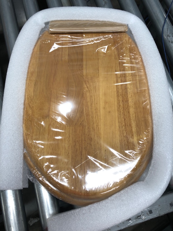 Photo 4 of Comfort Seats Designer Solid Wood Elongated Toilet Seat