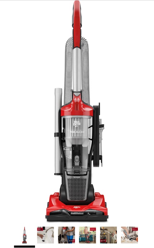 Photo 1 of Dirt Devil Endura Reach Bagless Upright Vacuum Cleaner, UD20124, Red