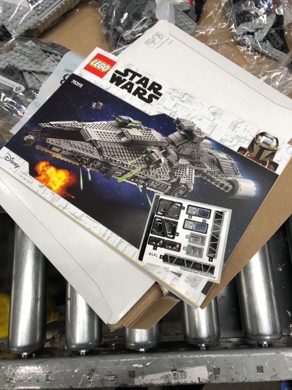 Photo 3 of LEGO Star Wars: The Mandalorian Imperial Light Cruiser 75315 Awesome Toy Building Kit for Kids, Featuring 5 Minifigures; New 2021 (1,336 Pieces) Frustration-Free Packaging