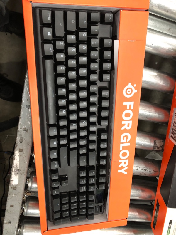 Photo 2 of SteelSeries Apex Pro Mechanical Gaming Keyboard – Adjustable Actuation Switches – World’s Fastest Mechanical Keyboard – OLED Smart Display – RGB Backlit
