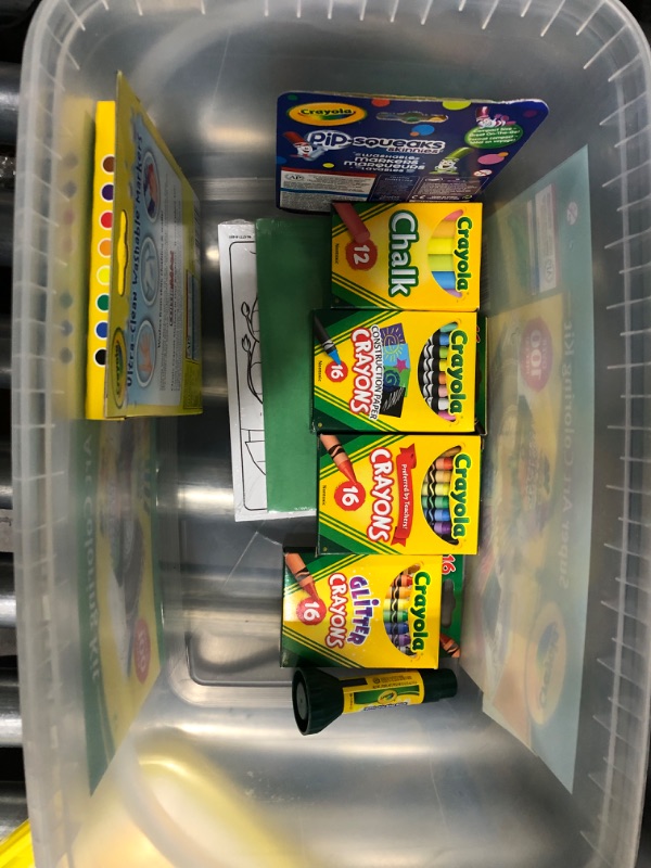 Photo 1 of Crayola Super Art Coloring Kit, Arts & Crafts Gift for Girls & Boys, Styles Vary, 100+ Pcs [Amazon Exclusive]