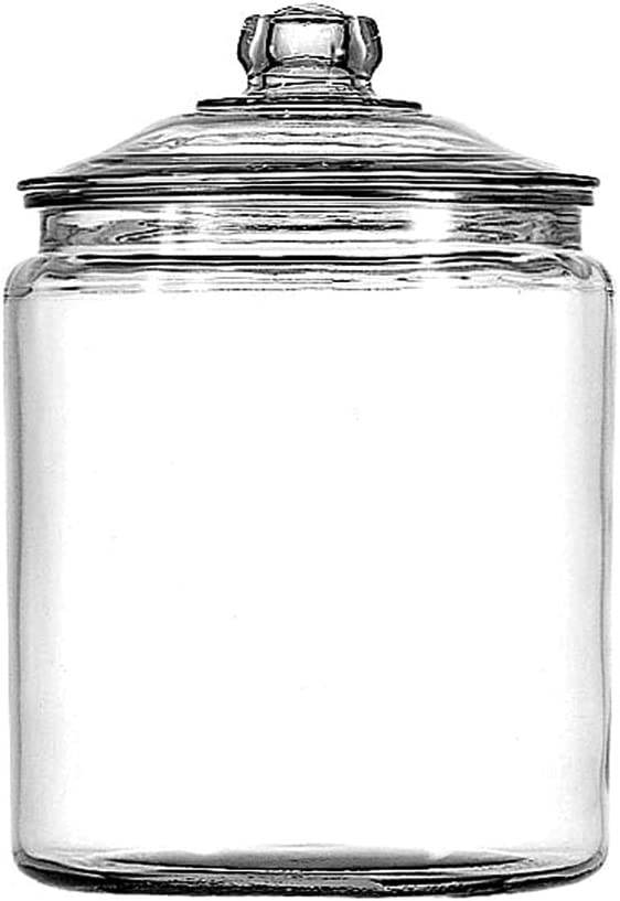 Photo 2 of Anchor Hocking Heritage Hill Glass 0.5 Gallon Storage Jar, Set of 1
