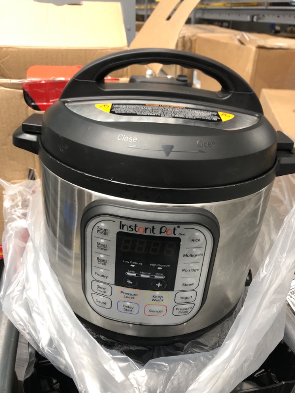 Photo 2 of Instant Pot Duo 7-in-1 Electric Pressure Cooker, Slow Cooker, Rice Cooker, Steamer, Sauté, Yogurt Maker, Warmer & Sterilizer, Includes App With Over 800 Recipes, Stainless Steel, 6 Quart 6QT Duo