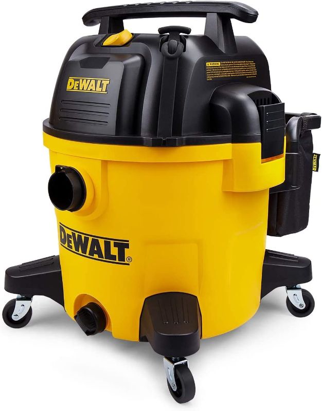 Photo 1 of ***FOR PARTS ONLY **DEWALT DXV10PZ 5 Gallon Quiet Poly Wet Dry Vacuum, Yellow