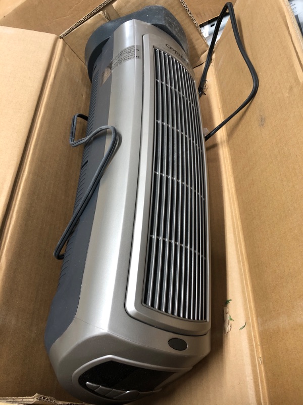 Photo 3 of Lasko 1500W Digital Ceramic Space Heater with Remote, 755320, Silver