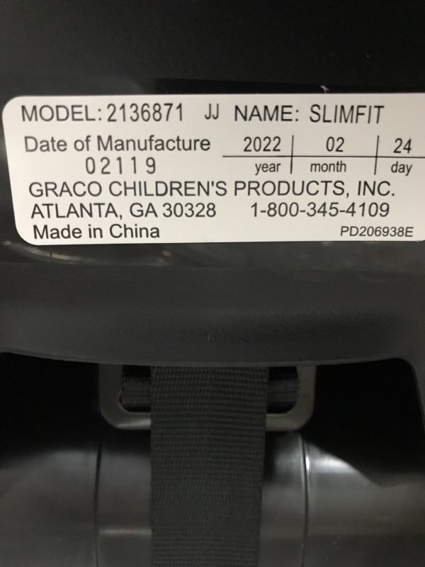 Photo 1 of Graco Slimfit 3 in 1 Car Seat | Slim & Comfy Design Saves Space in Your Back Seat, Redmond SlimFit Redmond