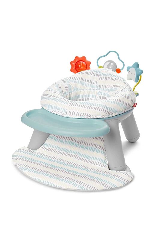 Photo 1 of Skip Hop 2-in-1 Sit-up Activity Baby Chair, Silver Lining Cloud
