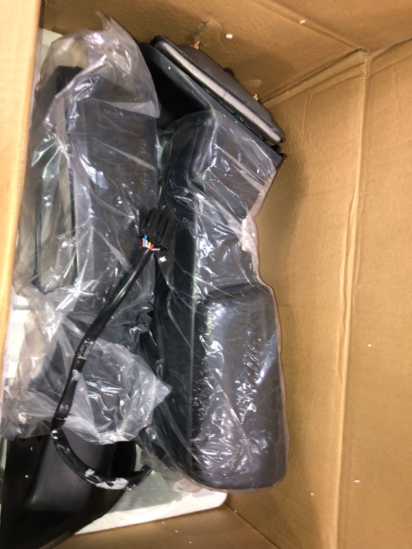 Photo 1 of YITAMOTOR Towing Mirrors Compatible for 99-07 Ford F250/F350/F450/F550 Super Duty, 01-05 Excursion Pair Set Extendable Smoke Power Heated with Signal Light Side Mirrors Smoke Turn Signal 1999-2007 Ford Super Duty