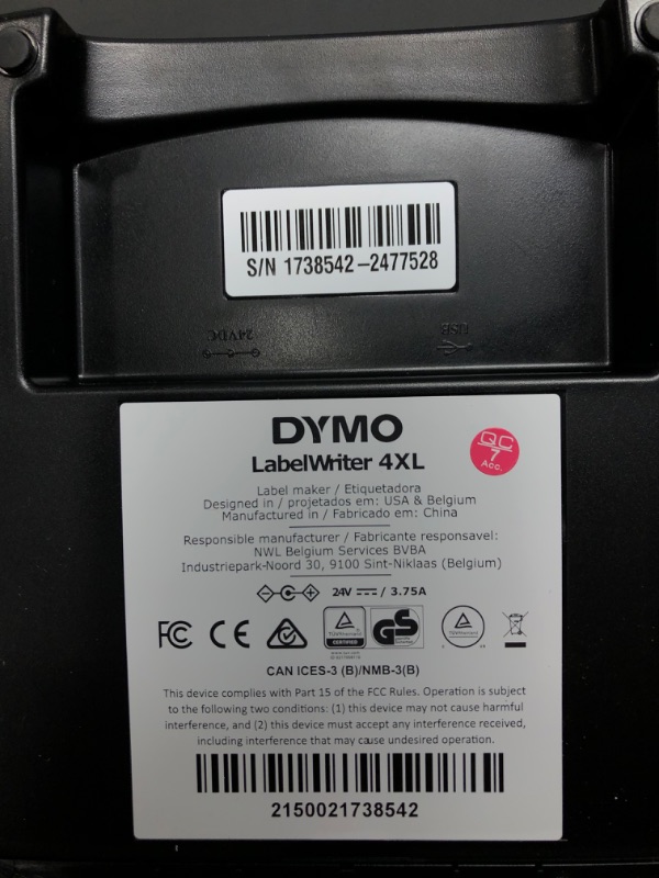 Photo 4 of DYMO 1755120 LabelWriter 4XL Thermal Label Printer
