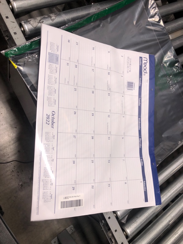 Photo 2 of Mead 2023 Desk Calendar, Desk Pad, 21-3/4" x 17", Standard, Basic (CRM92020) 2023 New Edition