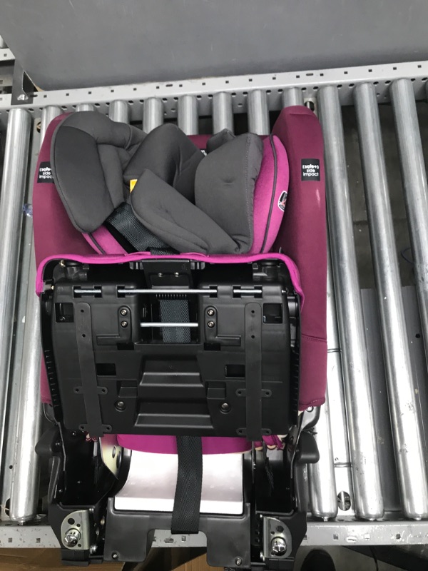 Photo 3 of Diono Radian 3RXT SafePlus, 4-in-1 Convertible Car Seat, Rear and Forward Facing, SafePlus Engineering, 3 Stage Infant Protection, 10 Years 1 Car Seat, Slim Fit 3 Across, Purple Plum 3RXT Safe+ Purple Plum