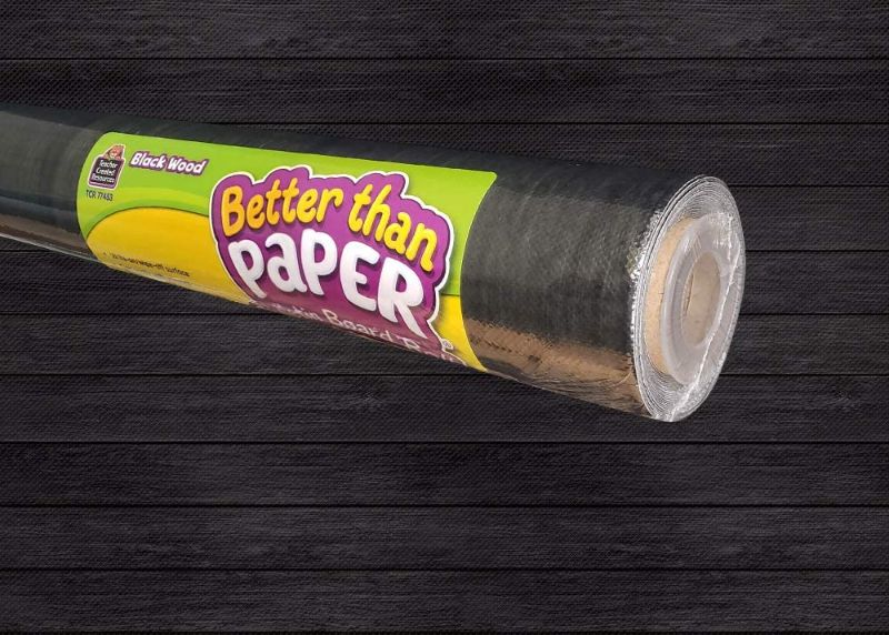 Photo 1 of Black Wood Better Than Paper Bulletin Board Roll
