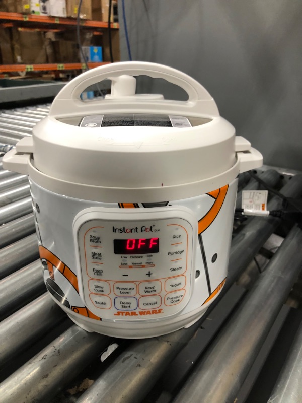 Photo 1 of Star Wars Instant Pot Duo Mini 3-quart Pressure Cooker, BB-8 120V
