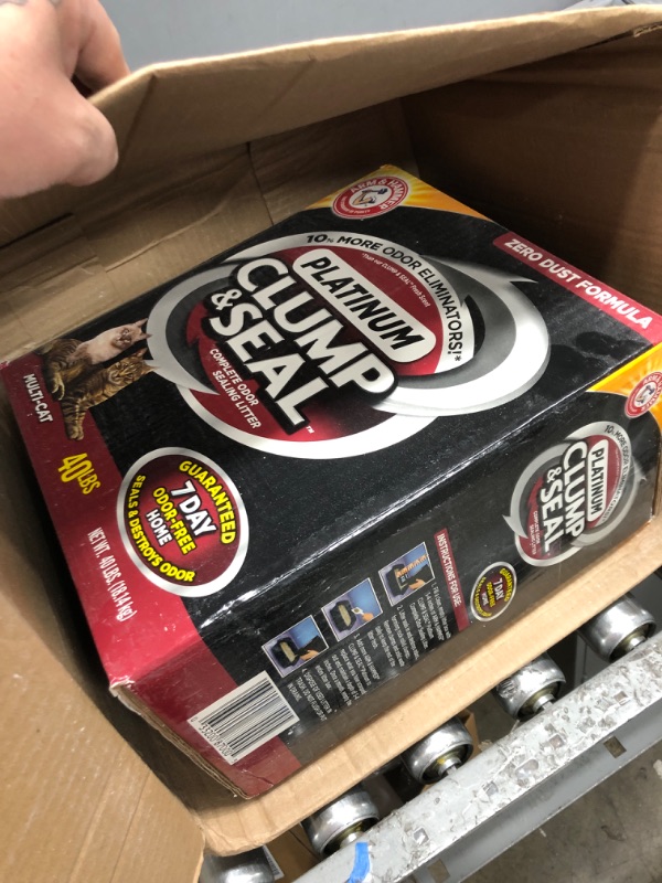 Photo 2 of ARM & HAMMER Clump & Seal Platinum Cat Litter 40 lb