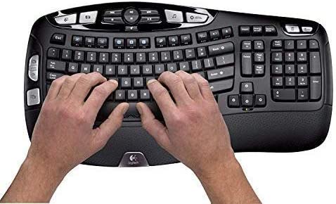 Photo 1 of ** tested** Logitech MK550 Wireless Wave K350 Keyboard  *** mouse not included*** 