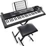 Photo 1 of *UNABLE TO TEST*Alesis Melody 61 Key Keyboard Piano for Beginners with Speakers, Digital Piano Stand, Bench, Headphones, Microphone, Music Lessons and Demo Songs
