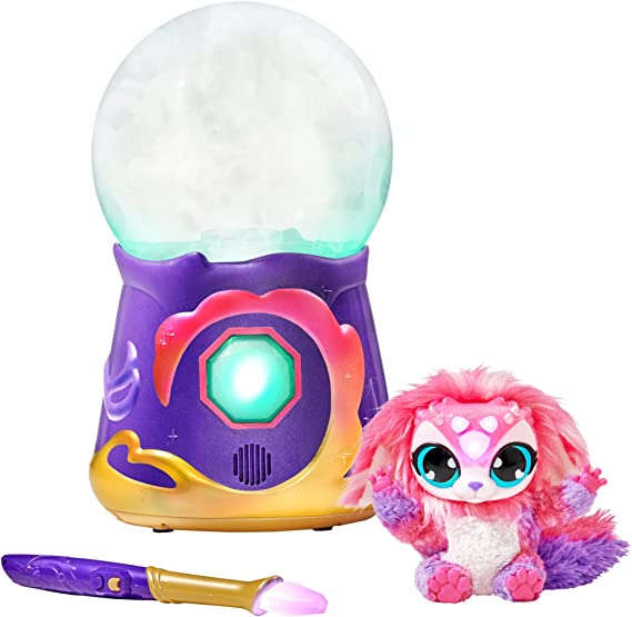 Photo 1 of DAMAGED ITEM
Magic Mixies Magical Misting Crystal Ball with Interactive 8 inch Pink Plush Toy and 80+ Sounds and Reactions
