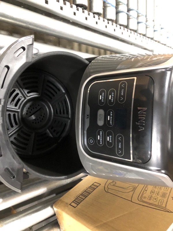 Photo 5 of Ninja AF150AMZ Air Fryer XL, 5.5 Qt. Capacity that can Air Fry, Air Roast, Bake, Reheat & Dehydrate, with Dishwasher Safe, Nonstick Basket & Crisper Plate and a Chef-Inspired Recipe Guide, Grey