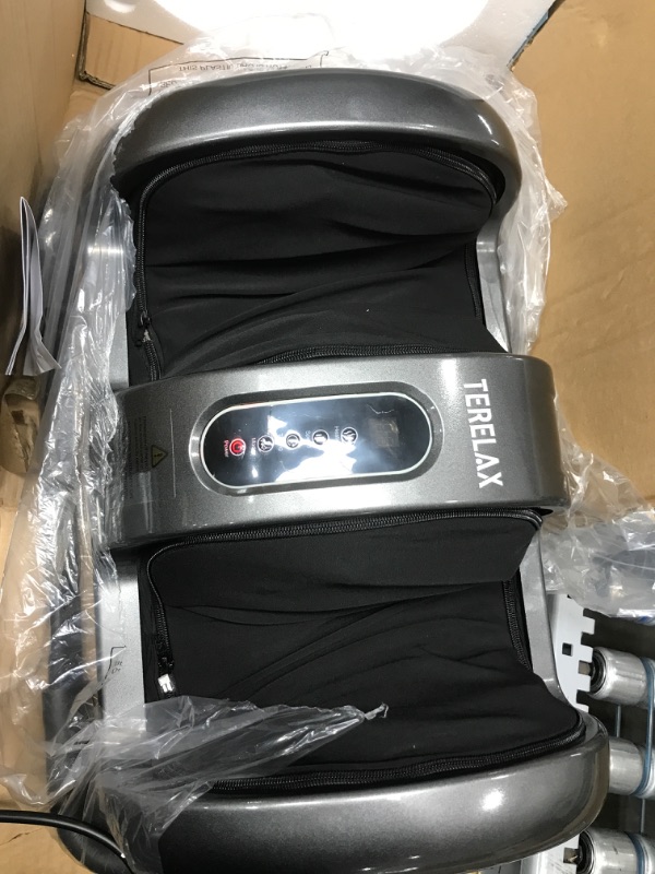 Photo 2 of Foot Massager Machine Shiatsu Foot and Calf/Leg Massager with Heat Deep Kneading Foot Pain to Improve Blood Circulation(Air-Bag Style)