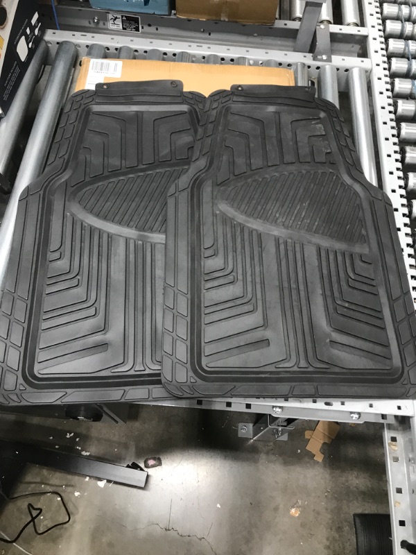 Photo 2 of Amazon Basics 4-Piece Premium Rubber Floor Mat for Cars