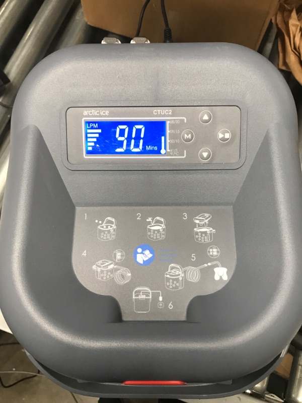 Photo 2 of Circulating Cold Water Therapy Ice Machine Gen 2 by Arctic Ice Clear –with Universal Pad for Knee, Elbow, Shoulder, Back Pain, Swelling, Sprains, Inflammation, Injuries (Arctic Ice Clear)