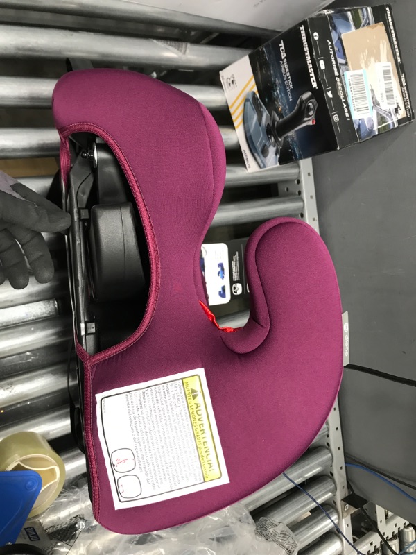 Photo 3 of Diono Solana 2 XL 2022, Dual Latch Connectors, Lightweight Backless Belt-Positioning Booster Car Seat, 8 Years 1 Booster Seat, Pink NEW! LATCH Connect Single Pink677726320233
