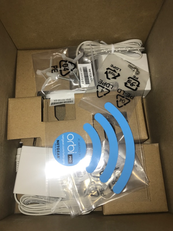 Photo 8 of NETGEAR Orbi Pro WiFi 6 Tri-band Mesh System (SXK80) | Router with 1 Satellite Extender for Business or Home | Coverage up to 6,000 sq. ft. and 60+ Devices | AX6000 802.11 AX (up to 6Gbps)